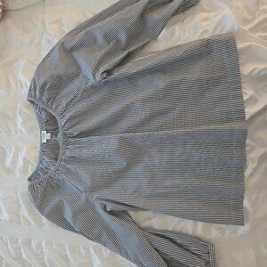 J Crew Striped Blouse